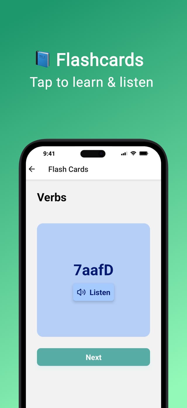 DarijApp - flashcards